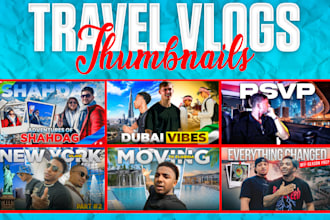 create captivating thumbnails for your travel vlogs to attract more viewers