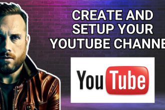 help you to create and setup youtube channel