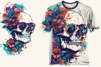 grafics t shirt design using midjourney ai image prompt