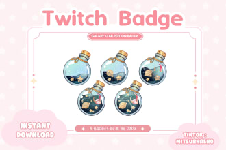 create custom twitch badges