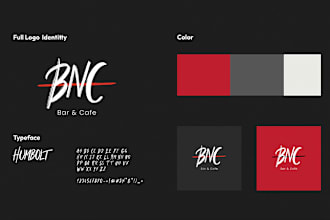 design your business logo, branding kit and brand guidelines