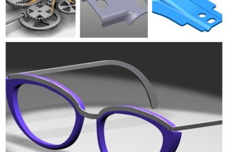 provide professional 3d cad design with creo parametric