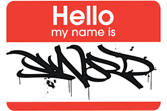 design a unique graffiti sticker for your name