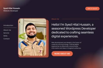 update wordpress website, modern wordpress landing page elementor pro design