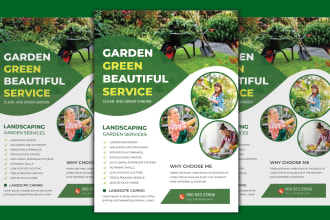 create lawn care flyer garden service, clinic flyer, home care health care flyer
