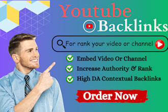 boost your video and channel ranking with premium youtube backlinks service