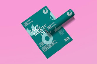 design you a good event poster or banner