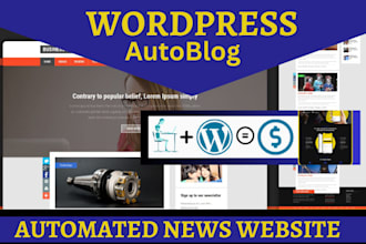 build an automated news website,