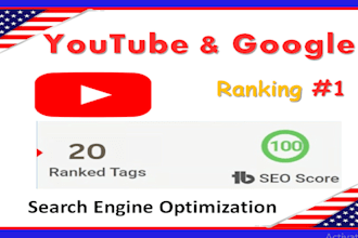 do youtube channel and videos SEO ranking