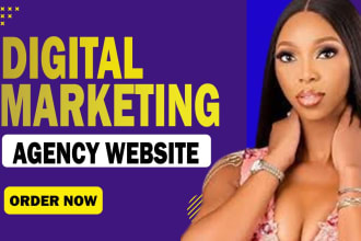 design a digital marketing agency website or smma website
