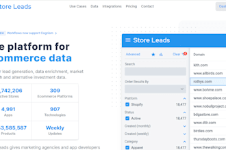 provide storeleads ecommerce shopify, woocommerce, amazon seller reports