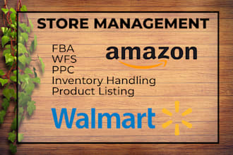 manage your amazon or walmart store