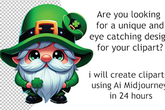 create any clipart using ai midjourney ai