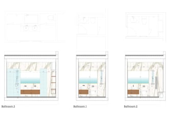design your bathroom floor plan and details