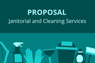 deliver exceptional janitorial cleaning services proposal
