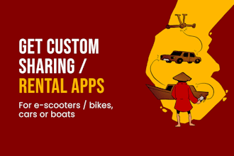build custom sharing and rental apps for urban mobility