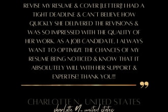 write you a tailored cover letter