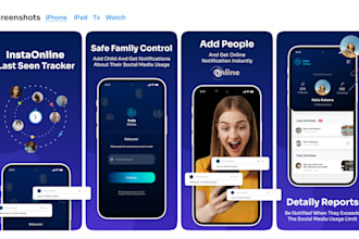 design mobile app screenshots for play store and app store
