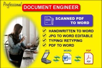 convert pdf to word editable and scanned pdf to word