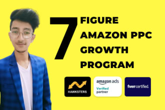 setup, manage your 7 figure amazon PPC campaign and do amazon ads optimization