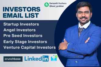 provide a targeted crunchbase angel investors email list