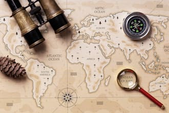 redesign ancient maps in qgis, arcmap and arcgis