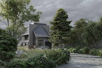 architect, 3d exterior modeling and visualization