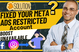 be your expert fix restriction facebook ad account