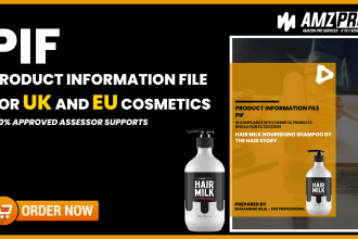 create a product information file pif for cosmetic product