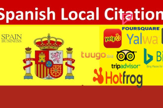 do best spain local citation listings for spanish SEO, index by google