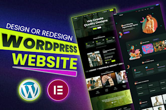 design redesign wordpress ecommerce website by elementor