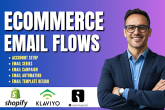 setup klaviyo, omnisend ecommerce flows shopify klaviyo email marketing campaign