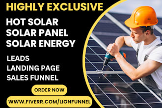 generate hot solar installation appointment roofing  solar panel energy leads