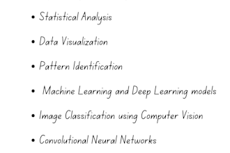 do data science, ml, dl, CNN, image classification, computer vision using python