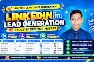 do linkedin lead generation for b2b decision makers
