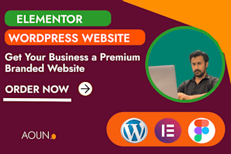 design wordpress services website with free hosting