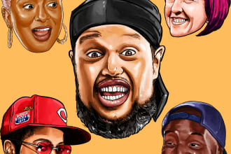 draw a realistic face portrait based on your photo