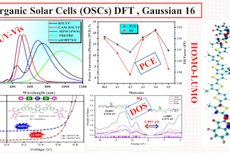 do organic solar cells oscs dft simulations via gaussian 16