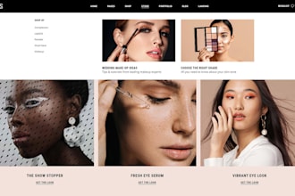 do makeup beauty business website