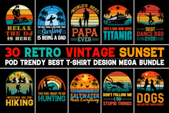 create retro graphic designer reviving vintage style