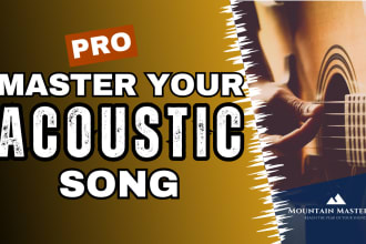 master your acoustic song