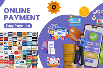 integrate payment gateway of your choice