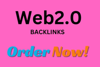 provide web 2 0 backlinks
