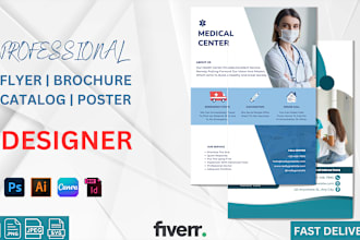 design professional flyer, banner, brochure, poster for print and digital use