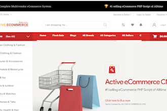 design and develop ecommerce multivendor website l