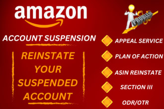 reinstate your amazon suspended account poa