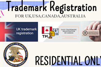 do trademark registration in united kingdom,canada,USA