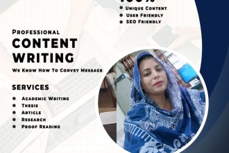 write website content and will write your biography