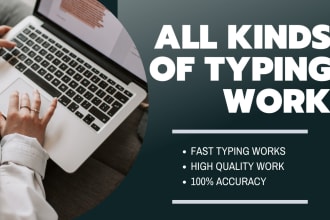 serve as your typist and retype documents to editable files