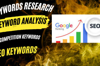 do SEO low competition keywords research